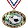 2.75" Soccer Glitz Medal Awards, Gold Vega Soccer Glitz Team Trophy Awards Includes Free Neck Ribbon 100 Pack view 1