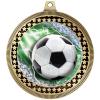 2.75" Soccer Glitz Medal Awards, Gold Vega Soccer Glitz Team Trophy Awards Includes Free Neck Ribbon 100 Pack view 2