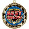 2.75" Best in Show Medal Awards, Gold Vega Best in Show Team Trophy Awards Includes Free Neck Ribbon 50 Pack view 2