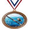 2.75" Fishing Rod Medal Awards, Bronze Vega Fishing Rod Team Trophy Awards Includes Free Neck Ribbon 20 Pack view 1