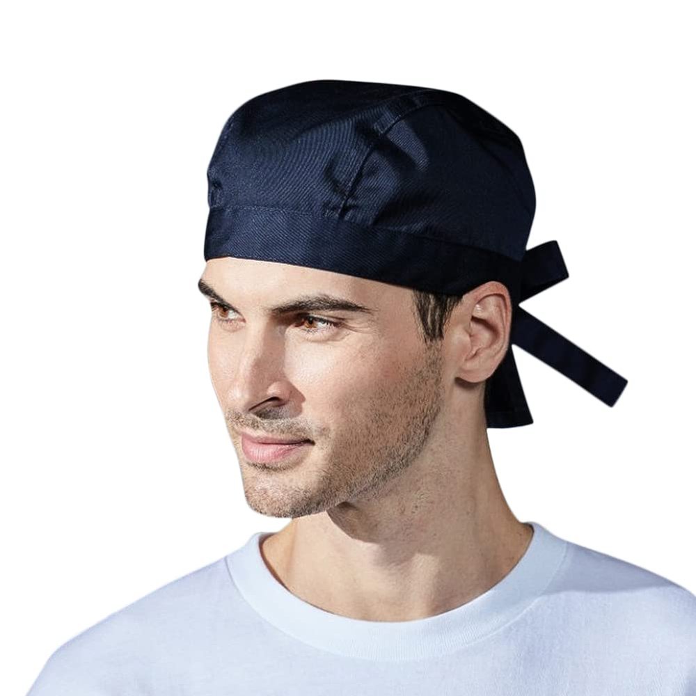 KONAMO Men's Turban, Black, 3X-Small