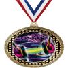 2.75" Dj with Turn Tables Medal Awards, Gold Vega Dj with Turn Tables Team Trophy Awards Includes Free Neck Ribbon 20 Pack view 1