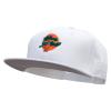 e4Hats.com Karate Bonsai Tree Embroidered Prostyle Snapback - White OSFM view 2