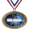2.75" All Star Medal Awards, Gold Vega All Star Team Trophy Awards Includes Free Neck Ribbon 20 Pack view 1