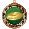 2.75" Flying Disc Medal Awards, Bronze Vega Flying Disc Team Trophy Awards Includes Free Neck Ribbon 20 Pack view 2