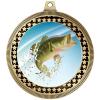 2.75" Fishing Largemouth Bass Medal Awards, Gold Vega Fishing Largemouth Bass Team Trophy Awards Includes Free Neck Ribbon 50 Pack view 2