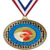 2.75" Chicken Medal Awards, Gold Vega Chicken Team Trophy Awards Includes Free Neck Ribbon 20 Pack view 1