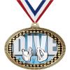 2.75" Diving Medal Awards, Gold Vega Diving Team Trophy Awards Includes Free Neck Ribbon 20 Pack view 1