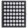 DisplayGifts 49 Golf Ball Display Cabinet Stand Storage Wall Mounted 7 Shelves Display Case Shadow Box with Lockable Door, Great Gift (49 Ball Holder, Black Finish) view 2