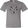 3X-Large Oxford Mens LAX Lacrosse Sticks T-Shirt view 2