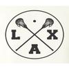 3X-Large White Mens LAX Lacrosse Sticks T-Shirt view 4