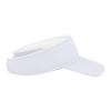 TopTie Kids Sun Visor Cap Cotton Protection Visors for Boys Girls Aged 2-10 Years Old-White view 4