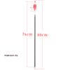 HNZMDY 30 inch Archery Carbon Arrows 500 Spine Hunting Arrows with 4" 5" Turkey Feather Fletching 100 Grain Points for Recurve Compound Bow Target Practice (4 inch Arrow Feather, 12 pcs Arrow) view 3