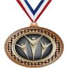 2.75" Achievement Medal Awards, Bronze Vega Achievement Team Trophy Awards Includes Free Neck Ribbon 20 Pack view 1