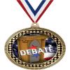 2.75" Debate Medal Awards, Gold Vega Debate Team Trophy Awards Includes Free Neck Ribbon 50 Pack view 1