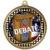 2.75" Debate Medal Awards, Gold Vega Debate Team Trophy Awards Includes Free Neck Ribbon 50 Pack view 2