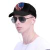 American Flag Lion Mesh Trucker Hats,Outdoor Snapback Dad Hat,Hip Hop Men Women Adjustable Baseball Caps view 4