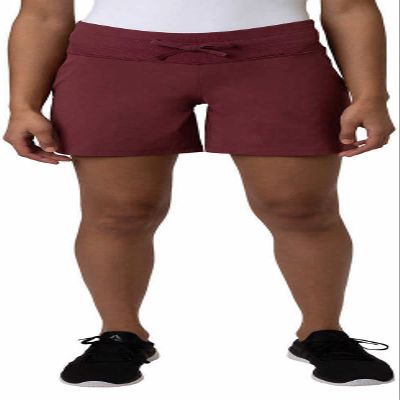 Tuff Athletics Women's Hybrid Shorts (X-Large, Wild Ginger)