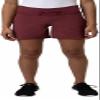 Tuff Athletics Women's Hybrid Shorts (X-Large, Wild Ginger) view 1