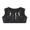 easyforever Girls Shiny Metallic Gymnastics Crop Tops Dancewear Kids Ballet Dance Leotards Tank Tops Bra Activewear Xx*Black 15-16 Years view 4