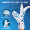 Anrrew Soccer Goalie Gloves with fingersave and Double Wrist Protection.Goalkeeper Gloves Provide Extreme Strong Control and Grip.Soccer Gloves for Youth,Kids,Adult view 3