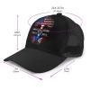 American Crown with Puerto Rico Roots Mesh Trucker Hats,Outdoor Snapback Dad Hat,Hip Hop Men Women Adjustable Baseball Caps view 2