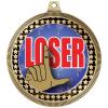 2.75" Funny Loser Medal Awards, Gold Vega Funny Loser Team Trophy Awards Includes Free Neck Ribbon 20 Pack view 2
