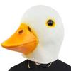 AQKILO Duck Mask Animal Latex Full Head Realistic Masks Fancy Dress for Halloween Carnival Costume Party view 2