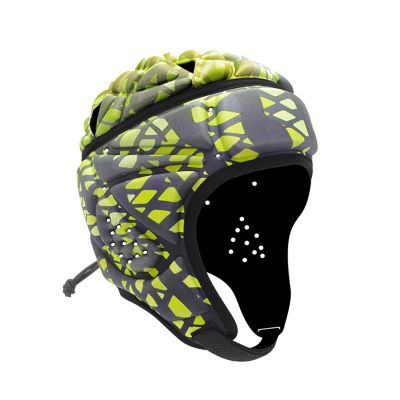 Soft Shell Flag Football Helmet Rugby Headguards Adjustable Soccer Padded Headgear Breathable Scrum Cap 7v7 Goalie Goalkeeper for Youth Kids Adult
