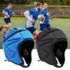 Soft Shell Flag Football Helmet Rugby Headguards Adjustable Soccer Padded Headgear Breathable Scrum Cap 7v7 Goalie Goalkeeper for Youth Kids Adult view 2