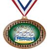 2.75" Chorus Medal Awards, Bronze Vega Chorus Team Trophy Awards Includes Free Neck Ribbon 20 Pack view 1