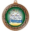2.75" Chorus Medal Awards, Bronze Vega Chorus Team Trophy Awards Includes Free Neck Ribbon 20 Pack view 2