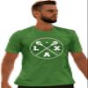 5X-Large Kelly Green Mens LAX Lacrosse Sticks T-Shirt view 1