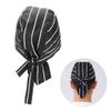 Barista Hat for Men Women Chef Cooking Cap Waiter Baker Skull Cap Adjustable Cater Kitchen Sushi Restaurant Uniform Turban view 3
