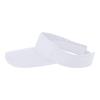 TopTie Sun Sports Visor Hat Plain Solid Cotton Visors Adjustable Sun Caps-White view 4