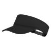 TopTie Kids Sun Visor Cap Cotton Protection Visors for Boys Girls Aged 2-10 Years Old-Black view 3