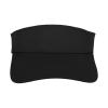 TopTie Sun Sports Visor Hat Plain Solid Cotton Visors Adjustable Sun Caps-Black view 3