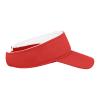 TopTie Kids Sun Visor Cap Cotton Protection Visors for Boys Girls Aged 2-10 Years Old-Red view 4