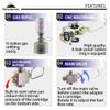 camping moon Butane to Propane Gas Refill Adapter and LPG Propane Adapter (Isobutane Gas to 1lb Propane Tank (Z15/Z22)) view 4
