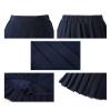 birbyrrly Girls School Uniform Skirts with Shorts  Solid Pleated Tennis Skort Basic Scooter Toddler Navy 130-6-7Y view 3