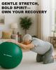 Trideer Exercise & Yoga Ball  Swiss Physio Ball for Physical Therapy, Rehab, Core Strength, Balance & Flexibility view 2