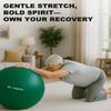 Trideer Exercise Ball for Physical Therapy & Workout - Swiss Ball for Core Strength, Flexibility & Balance view 2