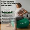 Trideer Exercise Ball for Physical Therapy & Workout - Swiss Ball for Core Strength, Flexibility & Balance view 4