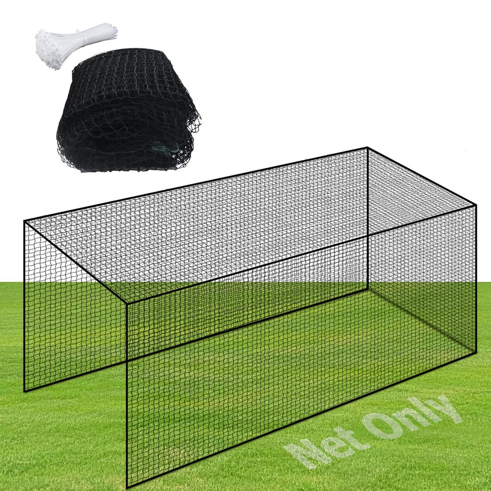 Gagalileo Baseball Softball Batting Net: 28x14FT Replacement for Beisbol Batting Cage Practice Backyard Youth Players Training Coaches