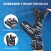 Anrrew Soccer Goalie Gloves with fingersave and Double Wrist Protection.Goalkeeper Gloves Provide Extreme Strong Control and Grip.Soccer Gloves for Youth,Kids,Adult view 3