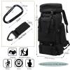 70L Hiking Backpack for Men, Waterproof Lightweight Camping Backpack, Military Rucksack with Molle, 3-Day Assault Pack for Travel, Climbing, Outdoor Sports(Black) view 3