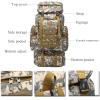 70L Hiking Backpack for Men, Waterproof Lightweight Camping Backpack, Military Rucksack with Molle, 3-Day Assault Pack for Travel, Climbing, Outdoor Sports(Black) view 4