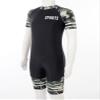 easyforever Kids One Piece Swimsuits Boys Wetsuits Short Sleeve Swimwear Surfing Swimming Diving Suit Black&Green Camouflage 6 Years view 2