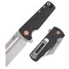 ARTISANCUTLERY Tactical Knife Proponent Folding Knife D2 Steel Blade with Carbon Fiber Handle Fixed Blade EDC Knife for Hunting,Camping and Outdoor 1820P view 1