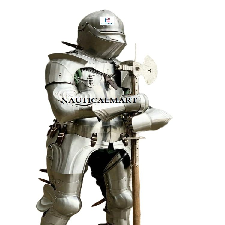Nautical-Mart Medieval Knight Milan Jousting Full Suit Of Armor Body Armor Cuirass Halloween Costume